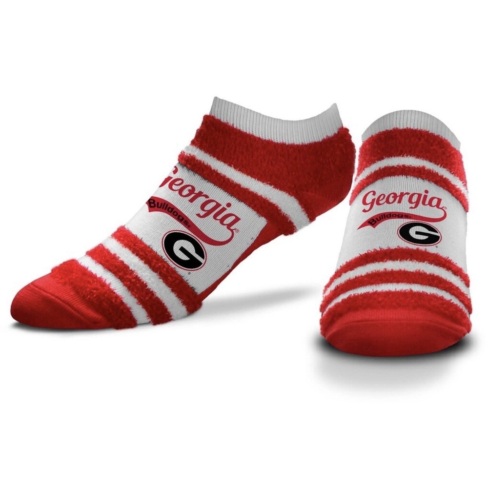 Georgia Bulldogs Unisex Low Rise Socks New With Tags